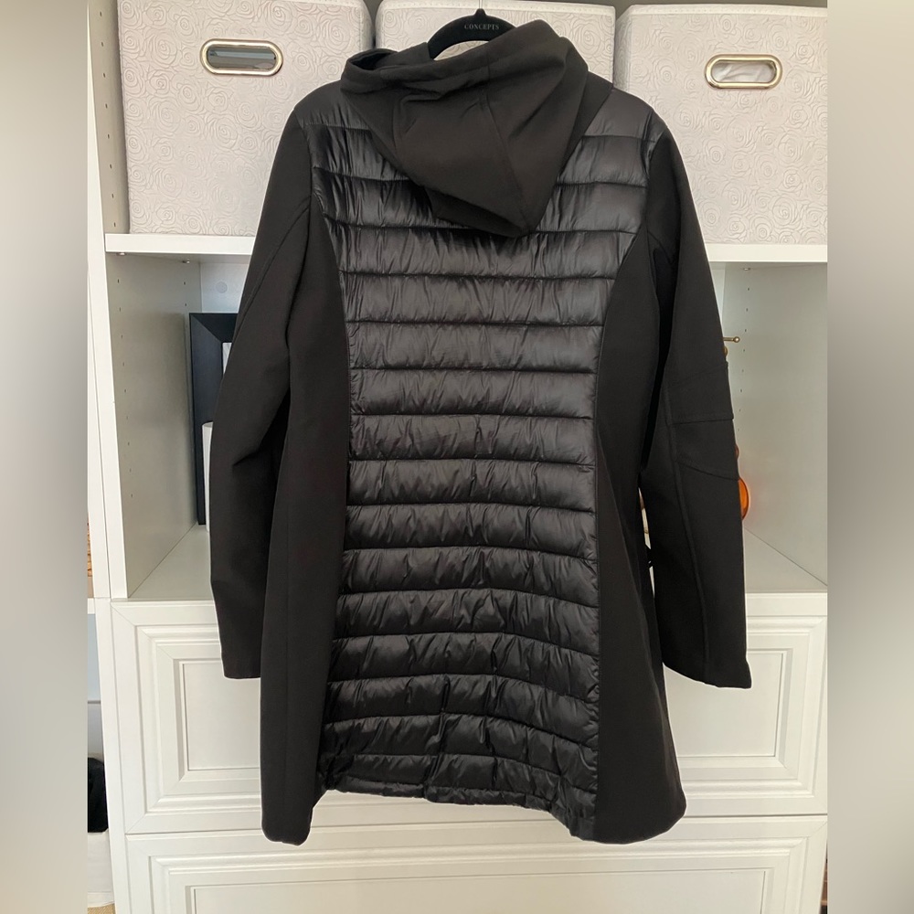 Euc Bcbg Mixed Material Jacket - image 4